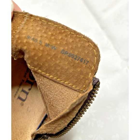 Born Brown Distressed Leather Zip Up Comfort Ankle Boot Size 9 Shoe - Picture 8 of 11